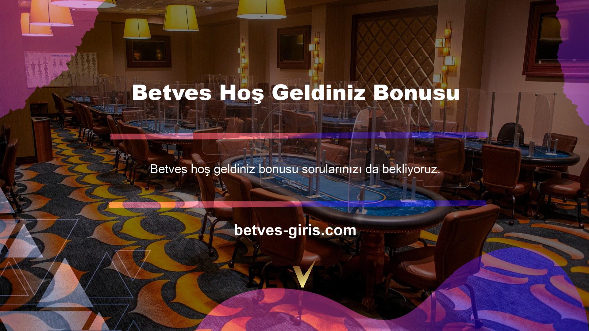 İhtiyaçlarınızı karşılayabilecek tek sanal casino sitesi Betves